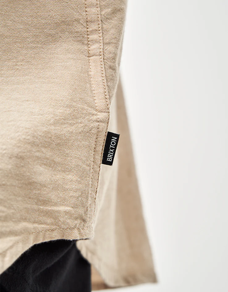 Brixton x Ford Western S/S Shirt - Khaki - Image 8