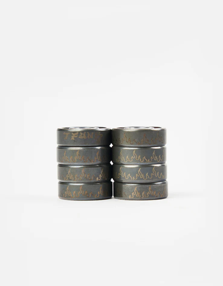 Bronson Speed Co. T-Funk Pro RAW Shieldless Skateboard Bearings - Image 2