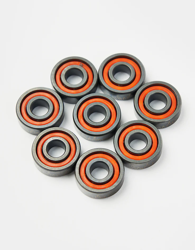 Bronson Speed Co. T-Funk Pro RAW Shieldless Skateboard Bearings - Image 3