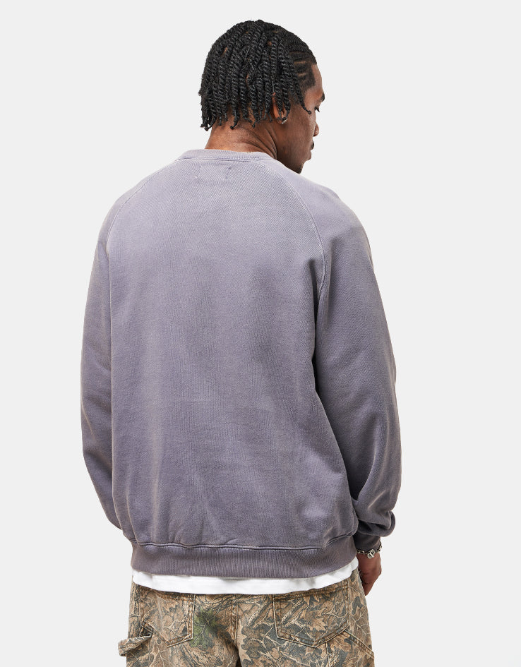 Butter Goods Abseil Crewneck - Washed Navy - Image 2