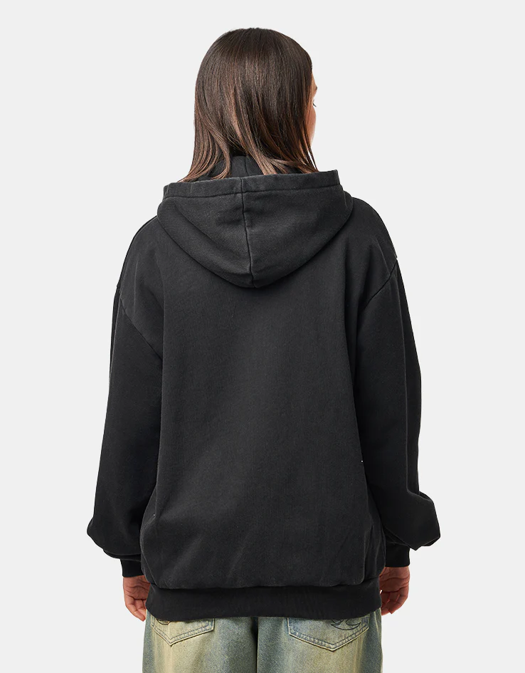 Butter Goods Amplify Zip-Thru Hoodie - Washed Black - Image 6