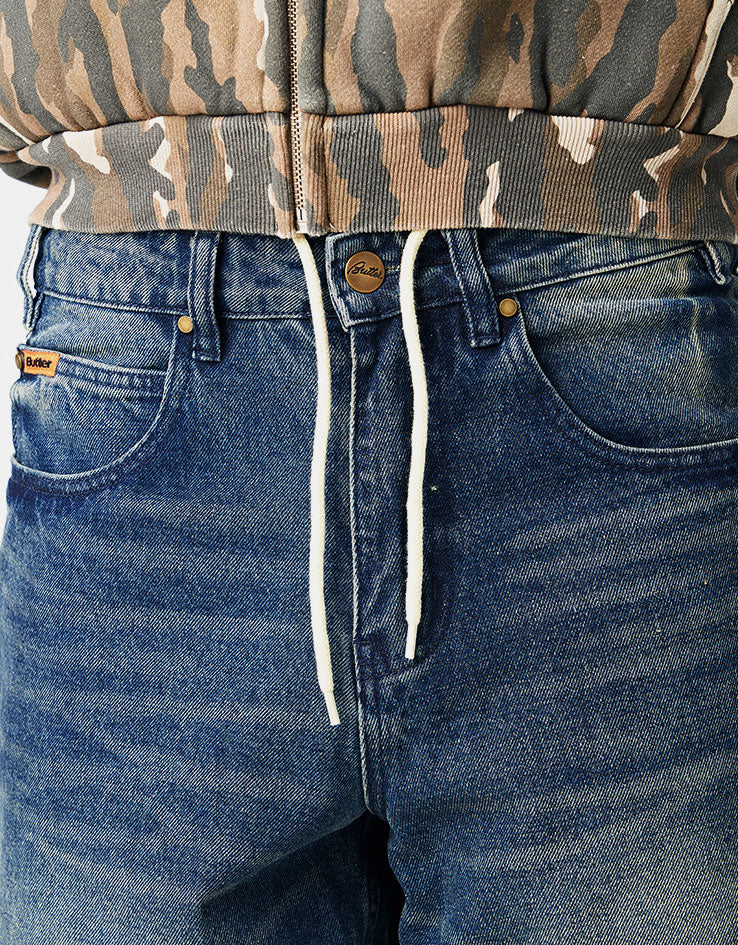 Butter Goods Baggy Denim Jeans - Vintage Indigo Wash - Image 6