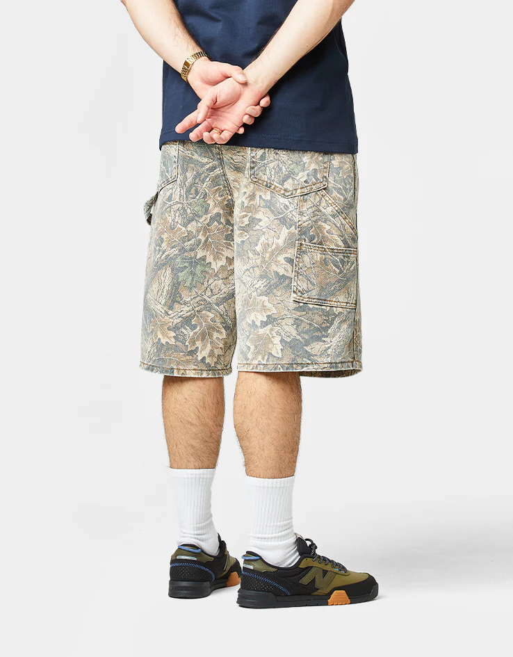 Butter Goods Carpenter Denim Shorts - Forest Camo - Image 2