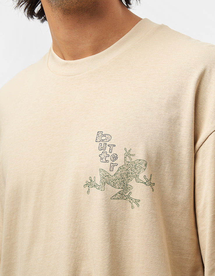 Butter Goods Croaker T-Shirt - Taupe - Image 4