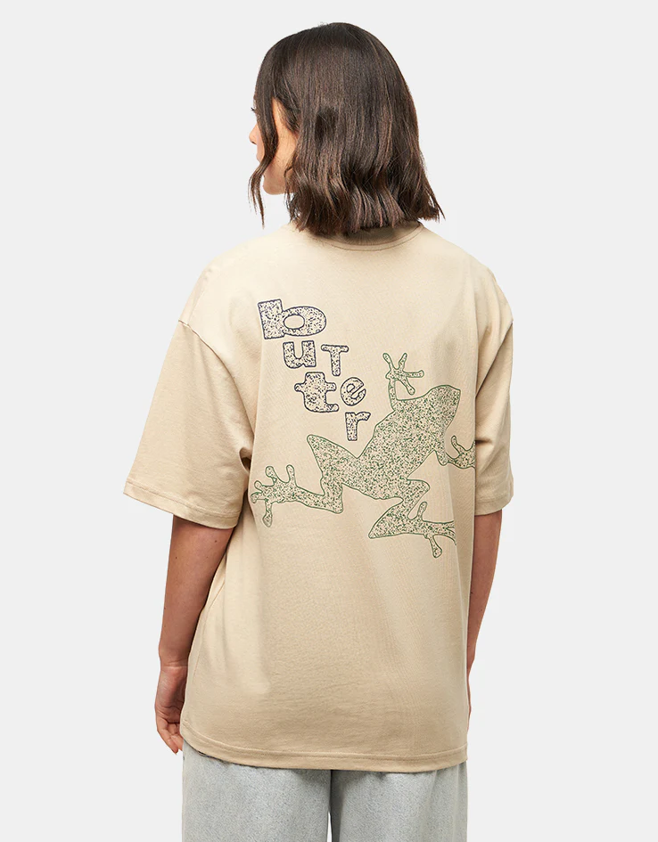 Butter Goods Croaker T-Shirt - Taupe - Image 5