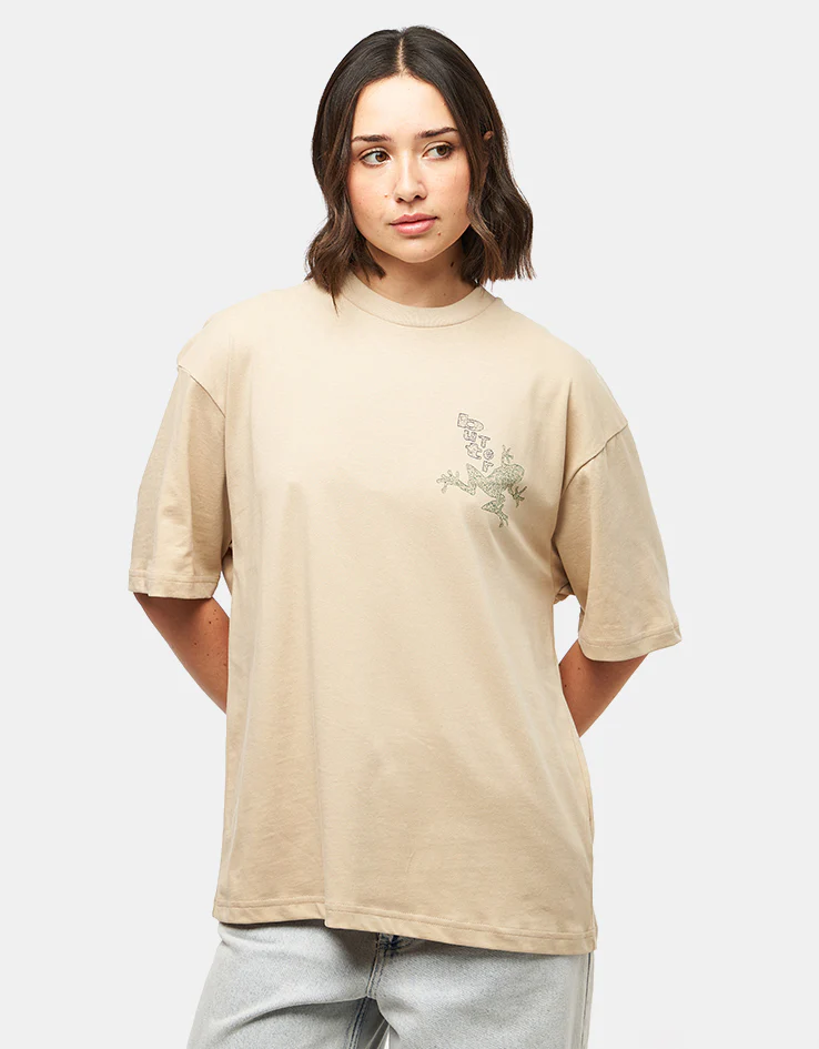 Butter Goods Croaker T-Shirt - Taupe - Image 6