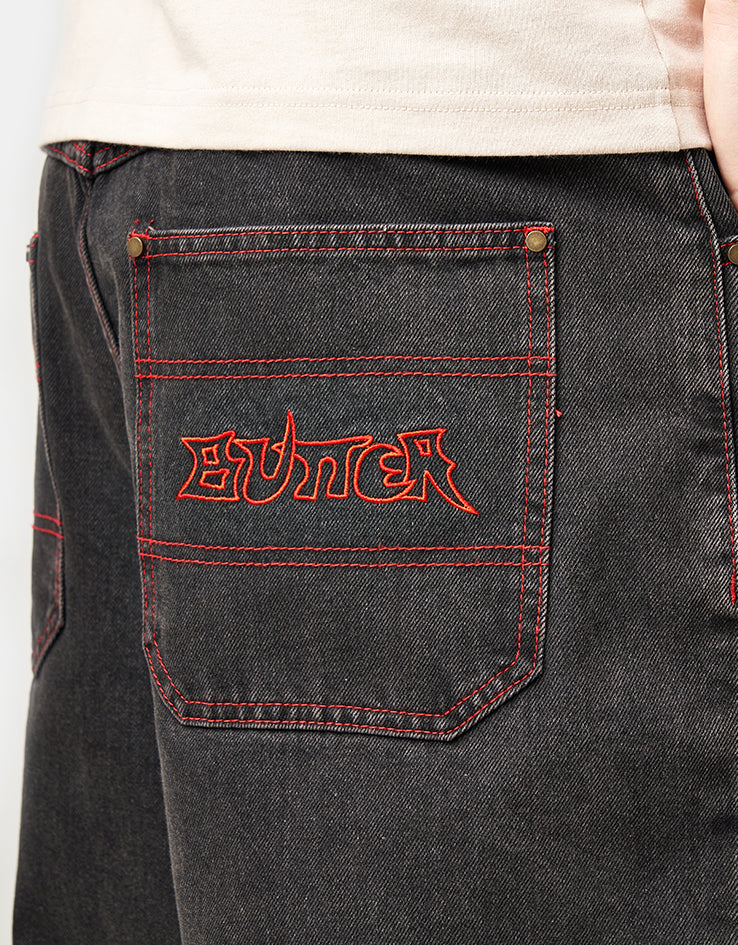 Butter Goods Encounter Denim Jean - Tinted Washed Black - Image 5