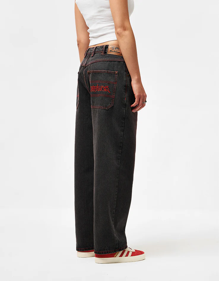 Butter Goods Encounter Denim Jean - Tinted Washed Black - Image 8