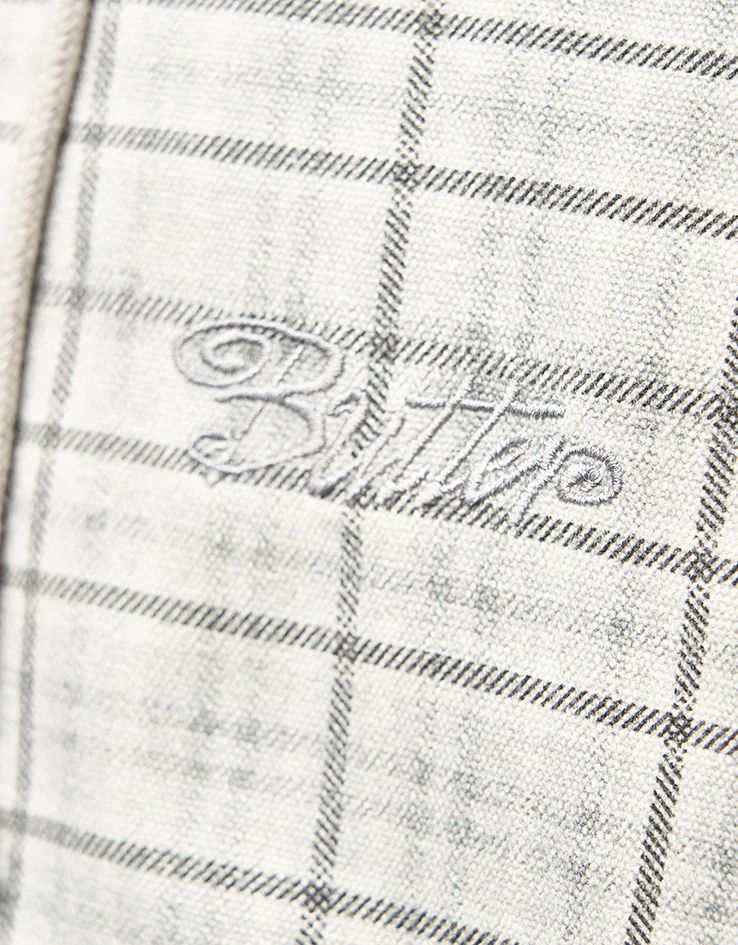 Butter Goods Hooded Work Jacket - Grey Plaid - Image 6