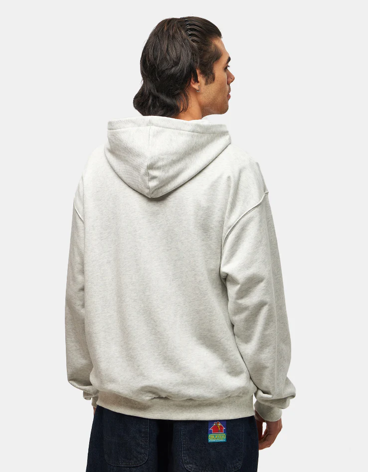 Butter Goods Registered Zip-Thru Hoodie - Ash - Image 3