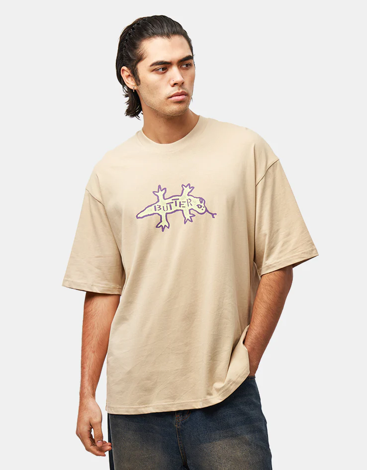 Butter Goods Reptile T-Shirt - Tan