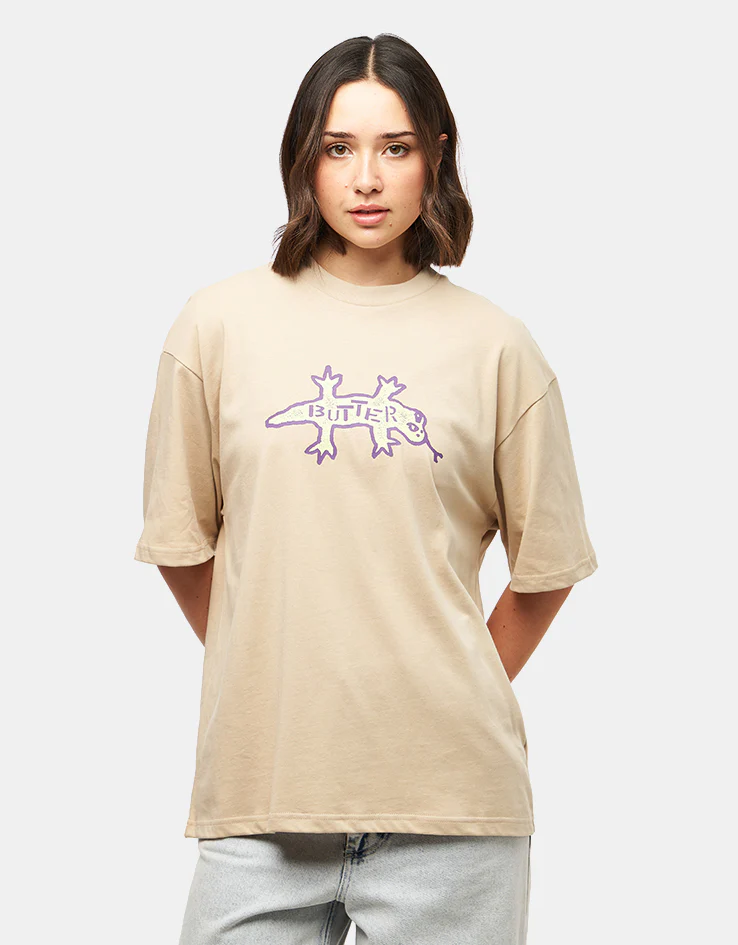 Butter Goods Reptile T-Shirt - Tan - Image 4