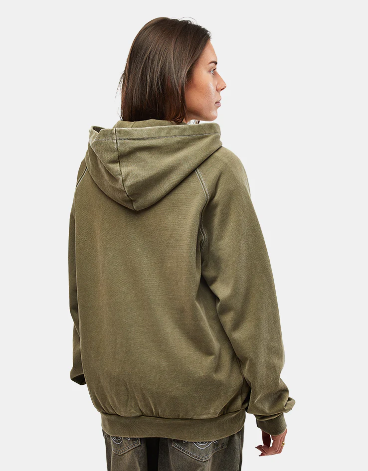 Butter Goods Sketch Zip-Thru Hoodie - Army - Image 7