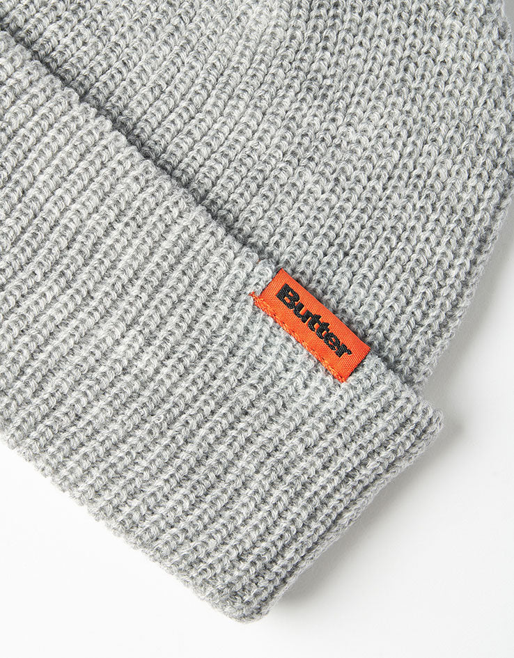 Butter Goods Tall Wharfie Beanie - Ash - Image 2