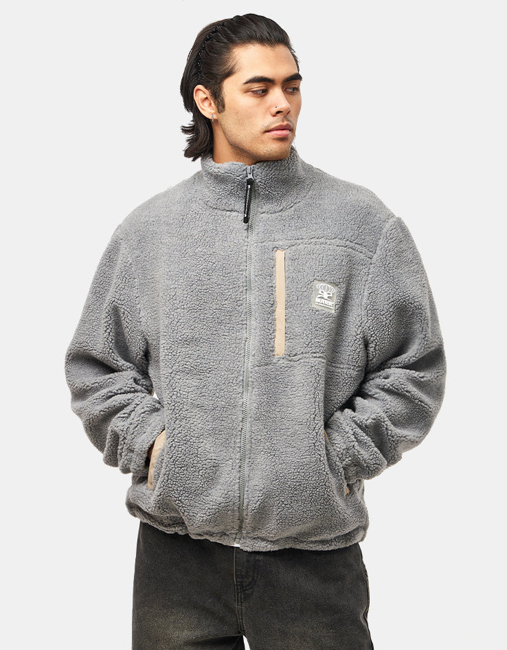 Butter Goods Terrain Highpile Fleece - Grey - Image 3