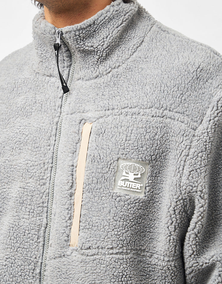 Butter Goods Terrain Highpile Fleece - Grey - Image 5