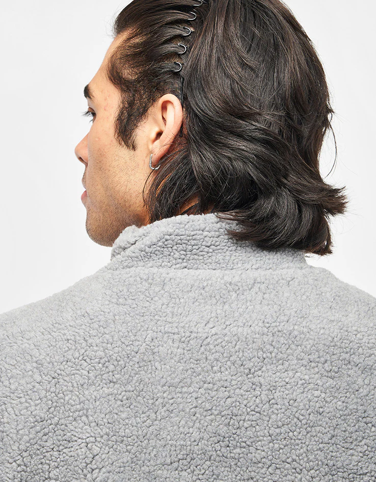 Butter Goods Terrain Highpile Fleece - Grey - Image 7