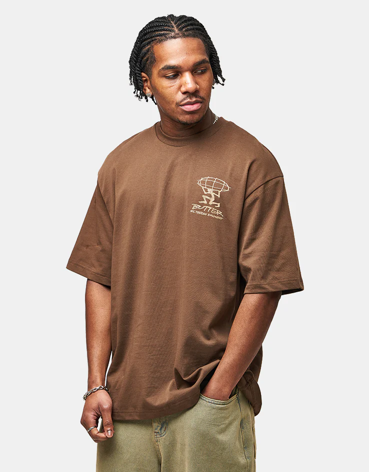 Butter Goods Terrain T-Shirt - Brown - Image 2