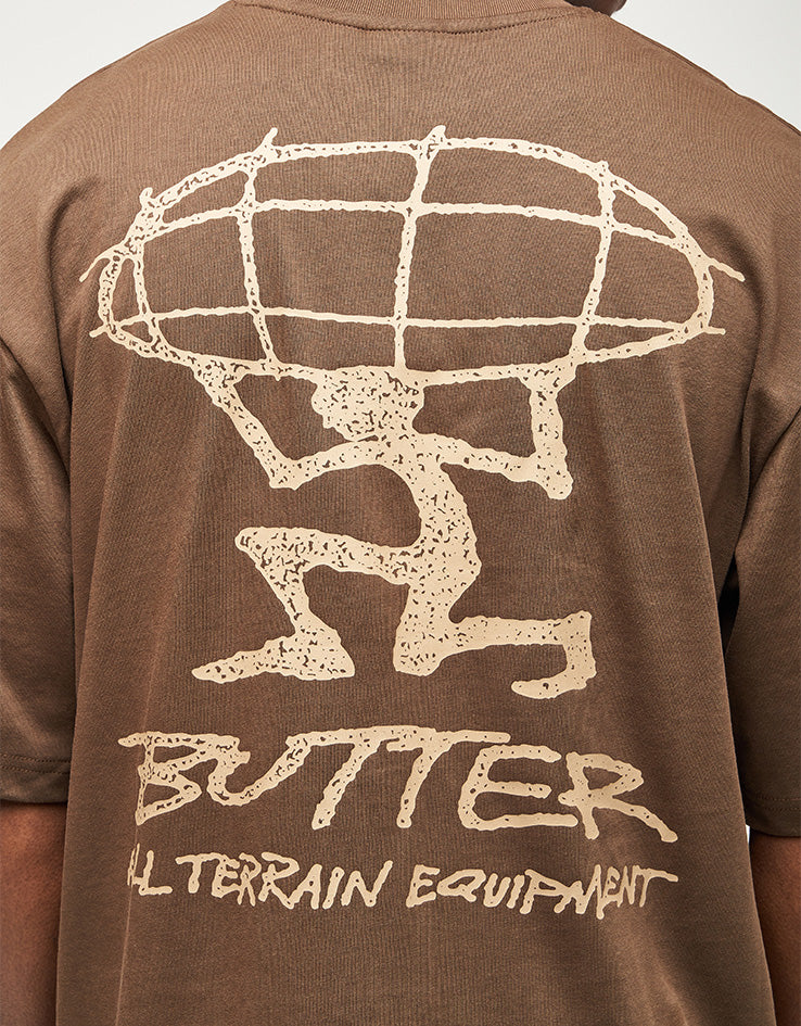Butter Goods Terrain T-Shirt - Brown - Image 3