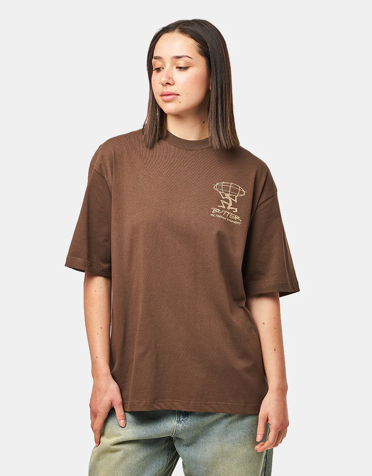 Butter Goods Terrain T-Shirt - Brown - Image 6