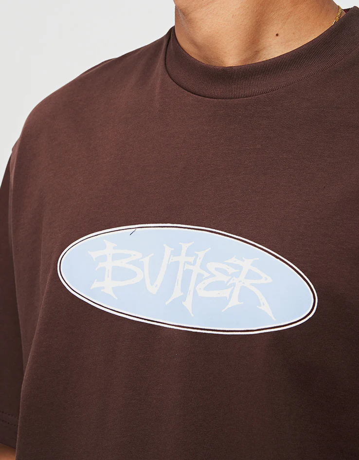Butter Goods Tide T-Shirt - Chestnut - Image 2