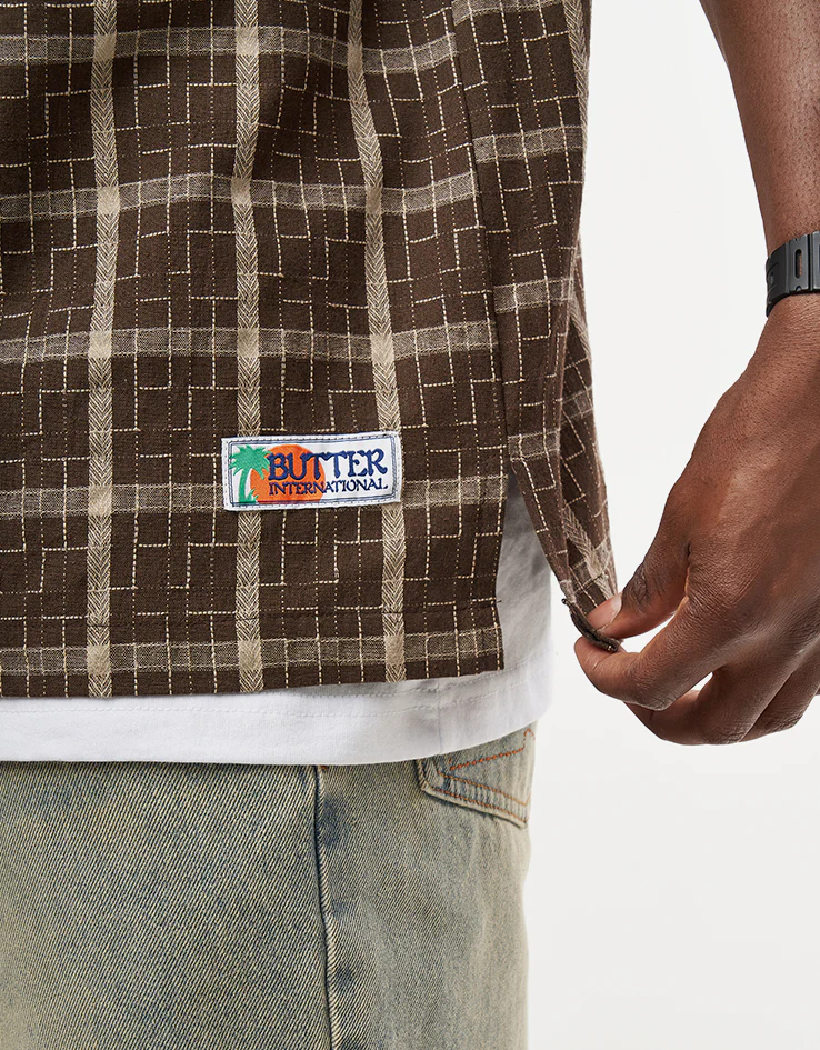 Butter Goods Vacation S/S Shirt - Brown - Image 4