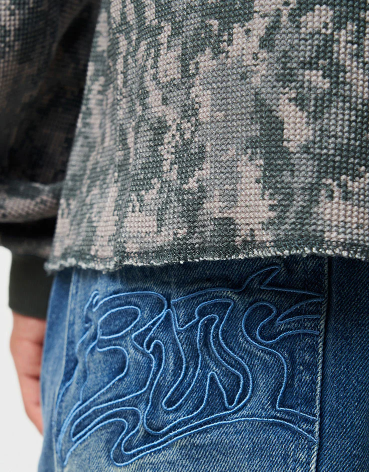 Butter Goods Waffle L/S Top - Digital Camo - Image 5