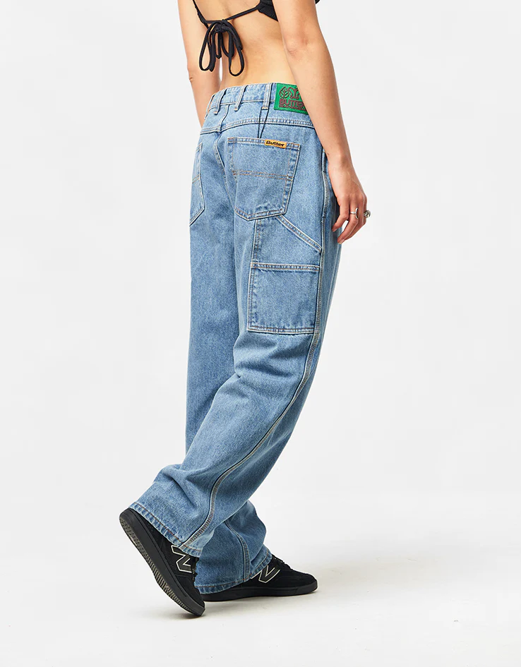 Butter Goods Weathergear Denim Jeans - Streaky Indigo - Image 10