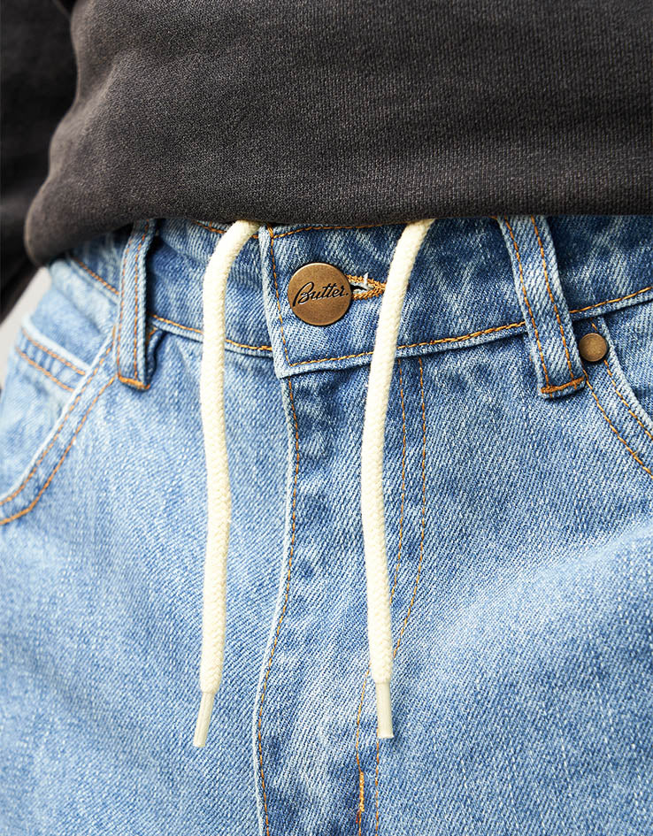 Butter Goods Weathergear Denim Jeans - Streaky Indigo - Image 7