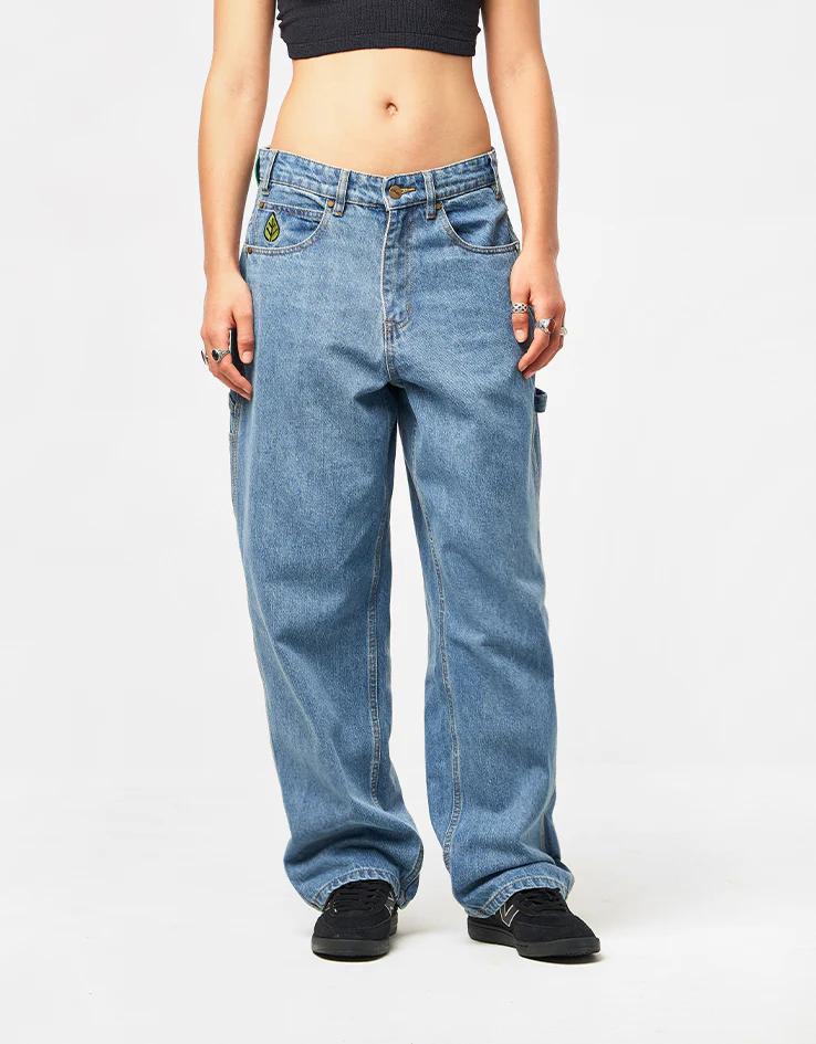 Butter Goods Weathergear Denim Jeans - Streaky Indigo - Image 9