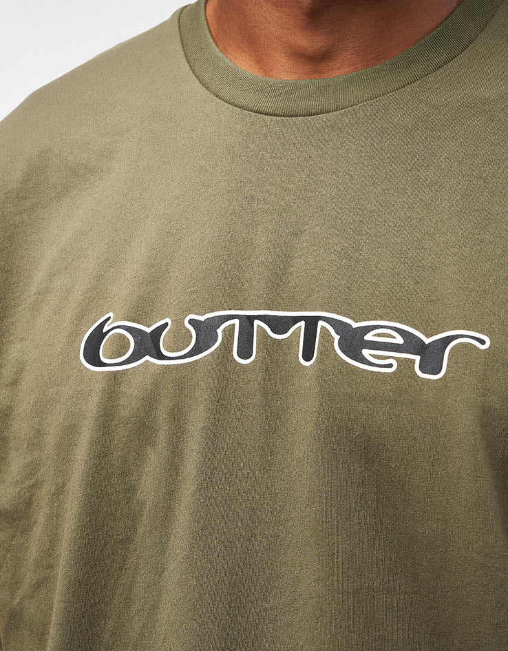 Butter Goods Witness T-Shirt - Army - Image 2