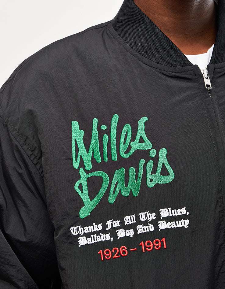 Butter Goods x Miles Davis Miles Bomber Jacket - Black - Image 12