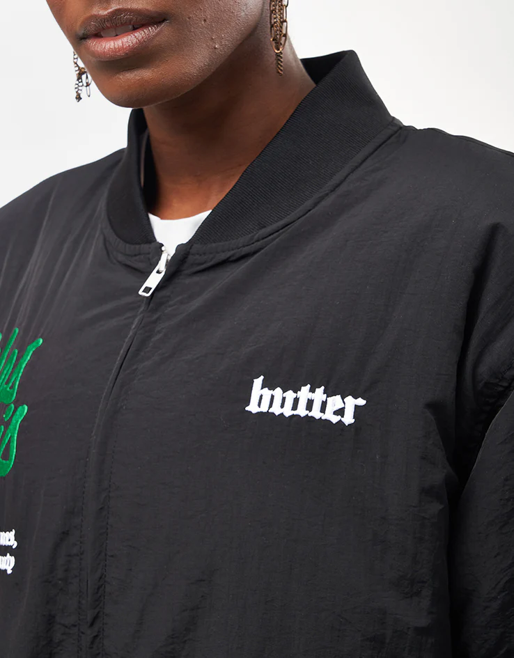 Butter Goods x Miles Davis Miles Bomber Jacket - Black - Image 13
