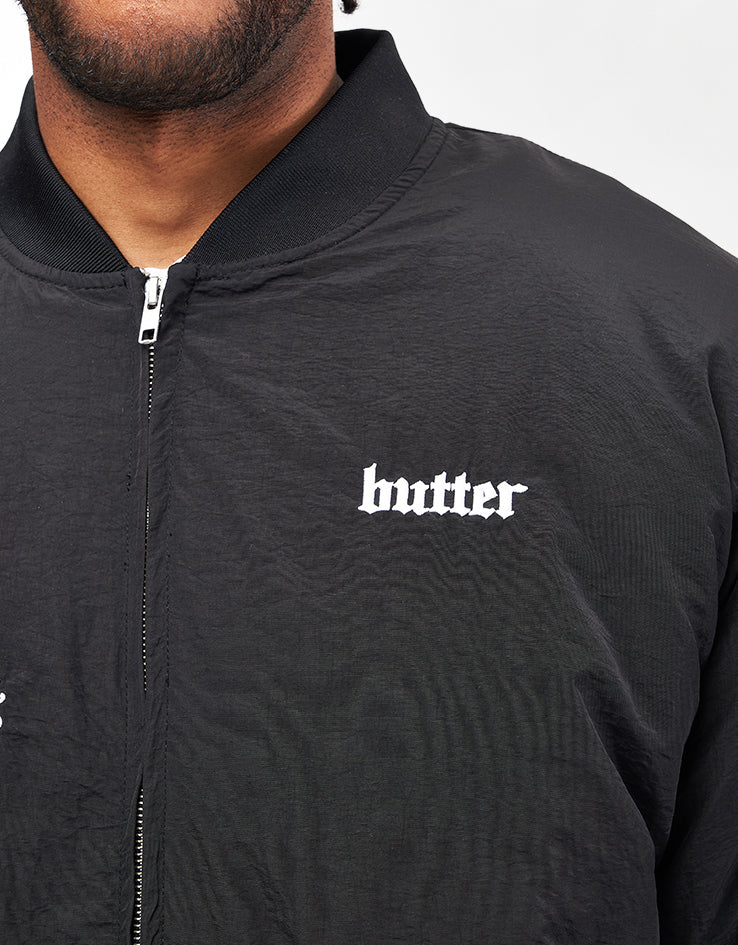 Butter Goods x Miles Davis Miles Bomber Jacket - Black - Image 6