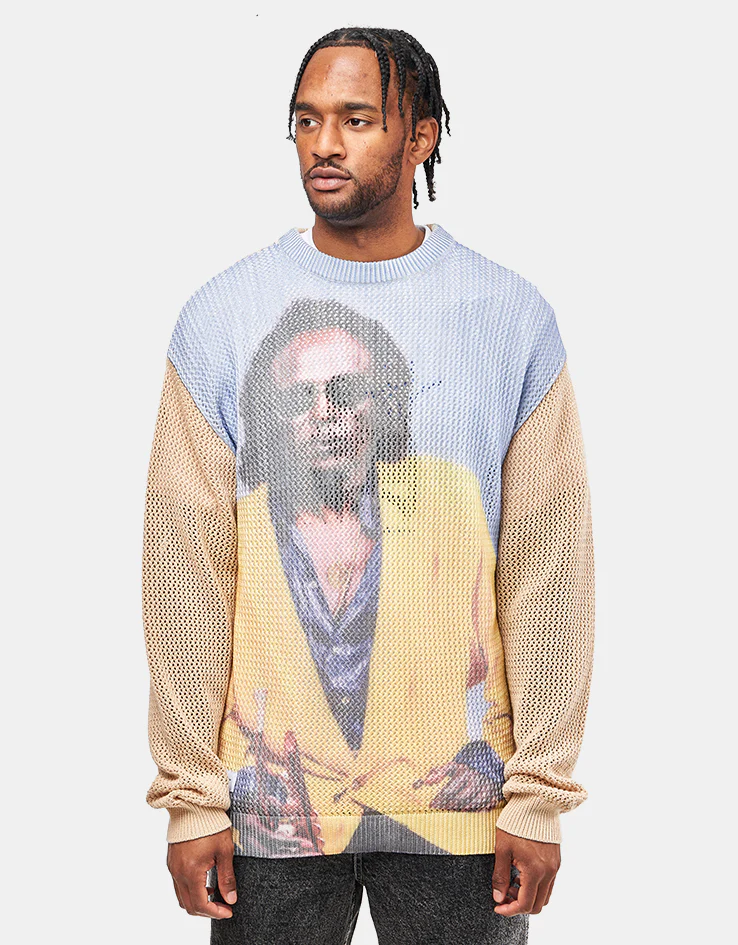 Butter Goods x Miles Davis Miles Knit Sweater - Cream