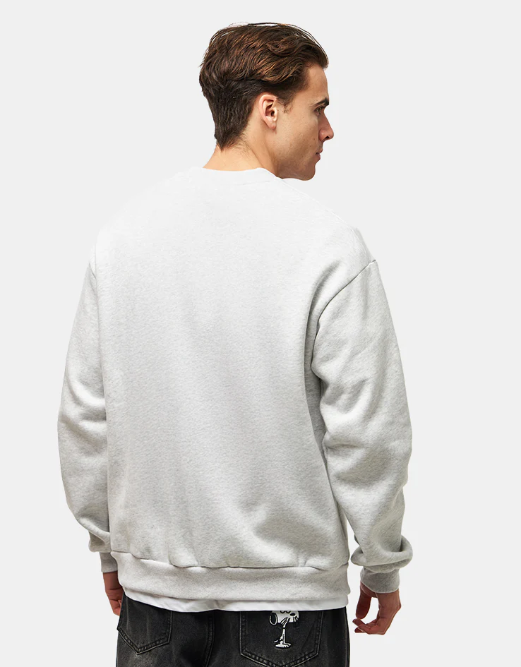 Butter Goods x Peanuts Music Crewneck - Ash - Image 2
