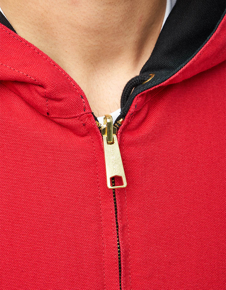 Carhartt WIP 50 Years Anniversary Reversible OG Active Jacket Canvas - Black/USA Red (Rinsed) - Image 10