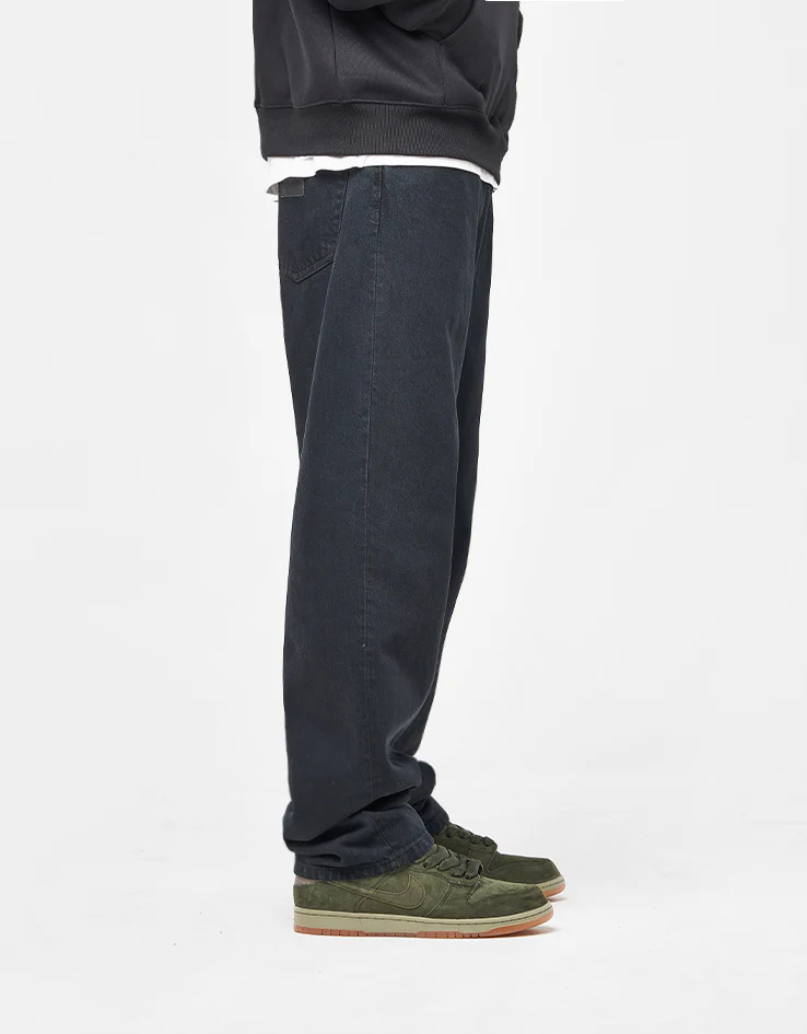 Carhartt WIP Aaron Pant - Blue (Midnight Wash) - Image 3