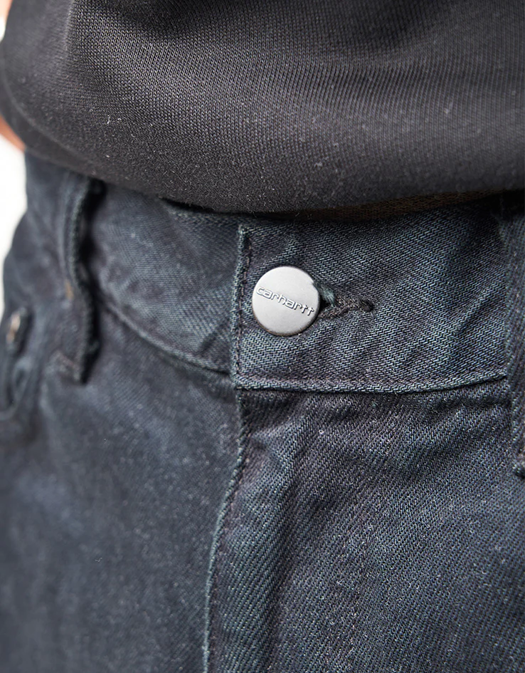 Carhartt WIP Aaron Pant - Blue (Midnight Wash) - Image 5