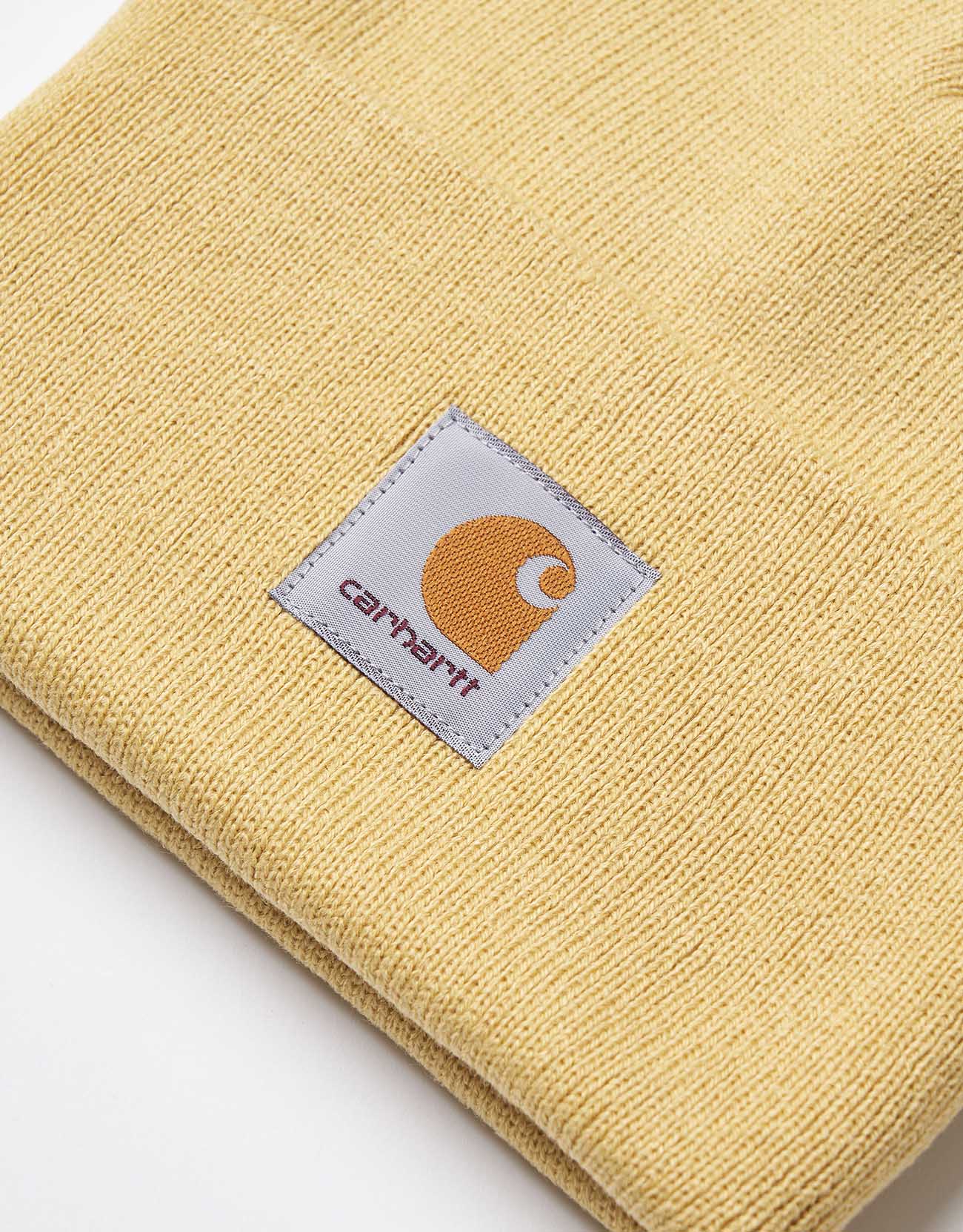 Carhartt WIP Acrylic Watch Beanie - Air Yellow - Image 3
