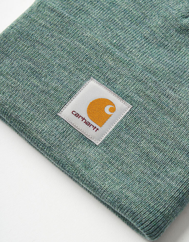 Carhartt WIP Acrylic Watch Beanie - Silver Pine Heather - Image 2