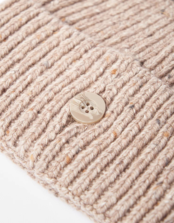 Carhartt WIP Anglistic Beanie - Speckled Fleur de Sel - Image 4