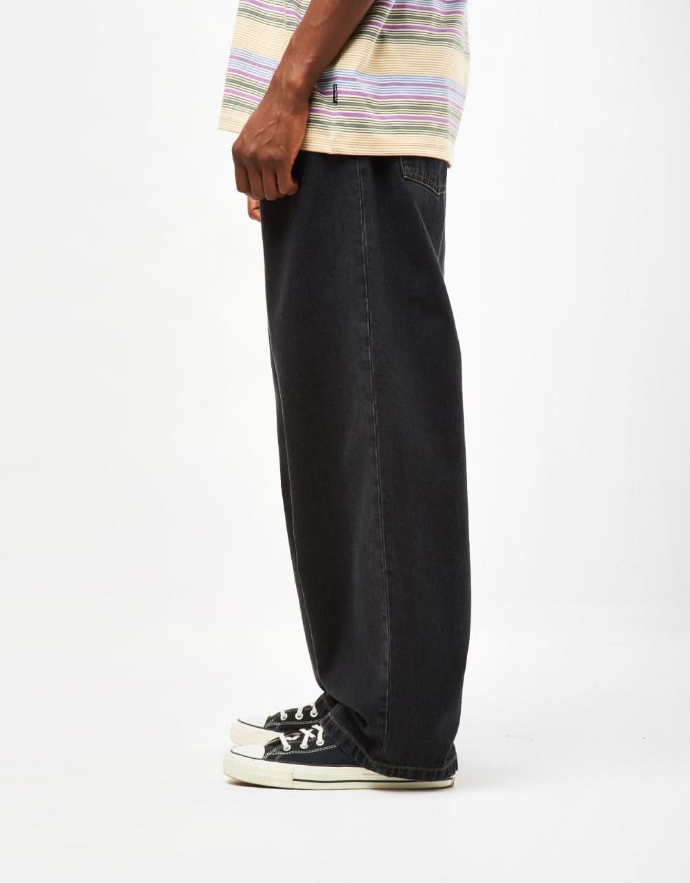 Carhartt WIP Brandon Pant - Black (Stone Washed) - Image 4