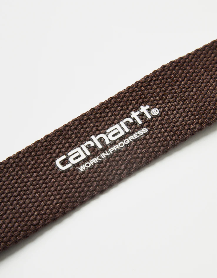 Carhartt WIP C-Logo Tonal Web Belt - Palisander/White - Image 4