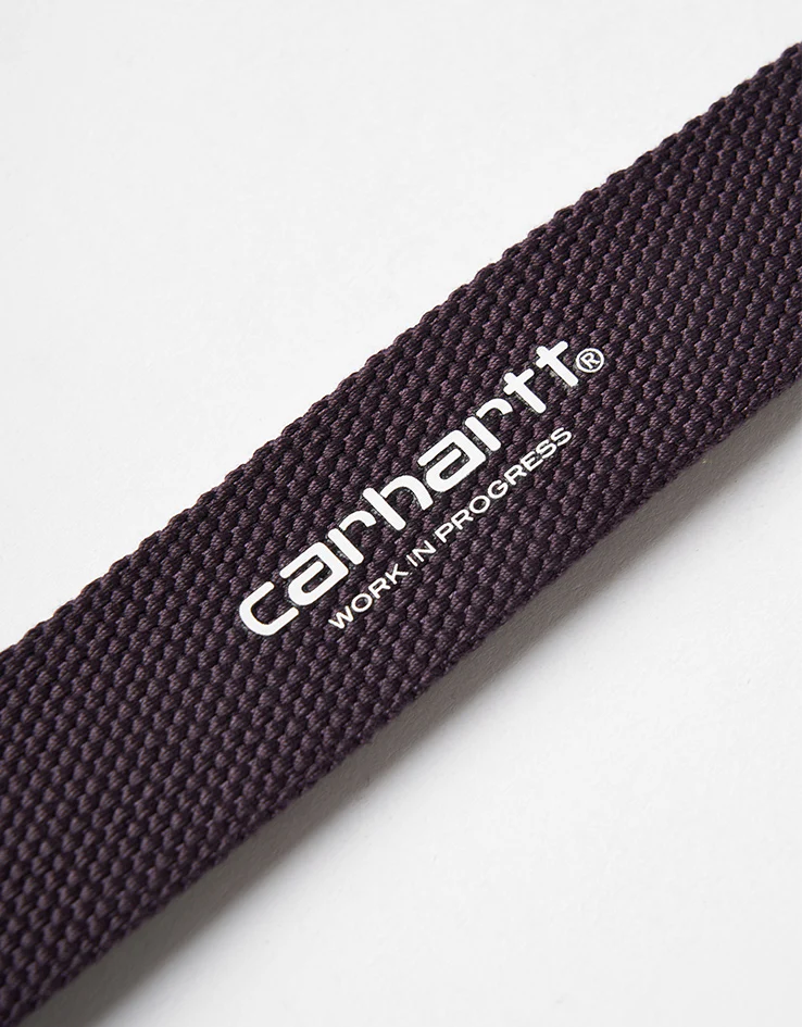 Carhartt WIP Chrome Clip Web Belt - Cozy Purple - Image 3
