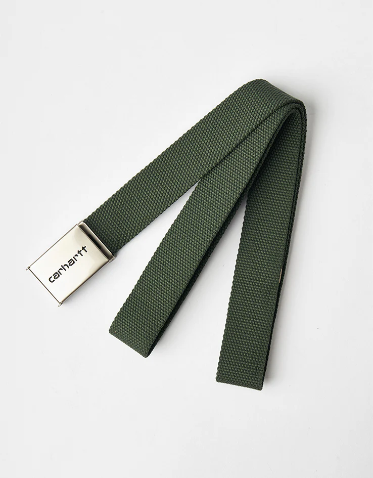 Carhartt WIP Chrome Clip Web Belt - Opuntia - Image 2