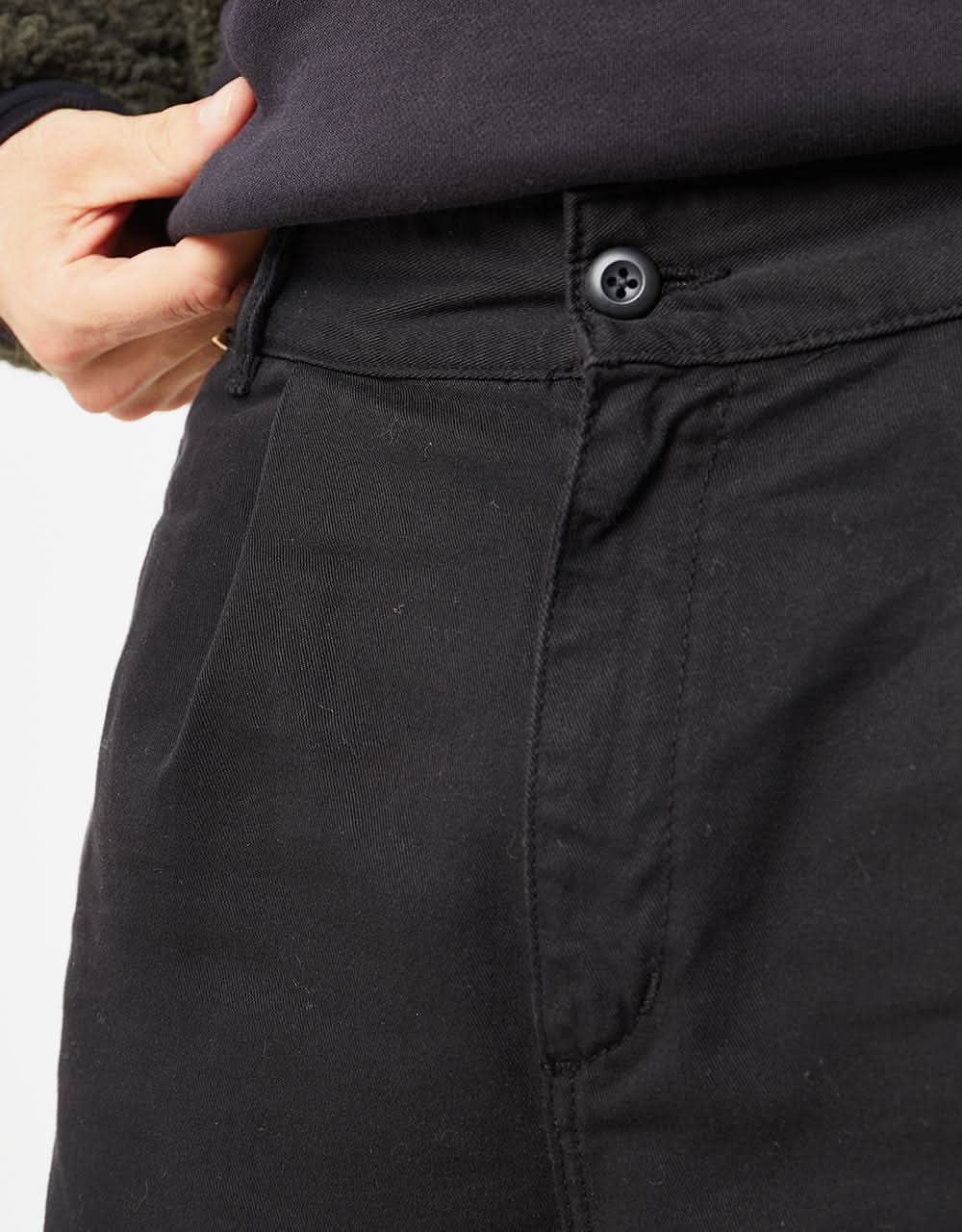 Carhartt WIP Cole Cargo Pant - Black (Garment Dyed) - Image 6