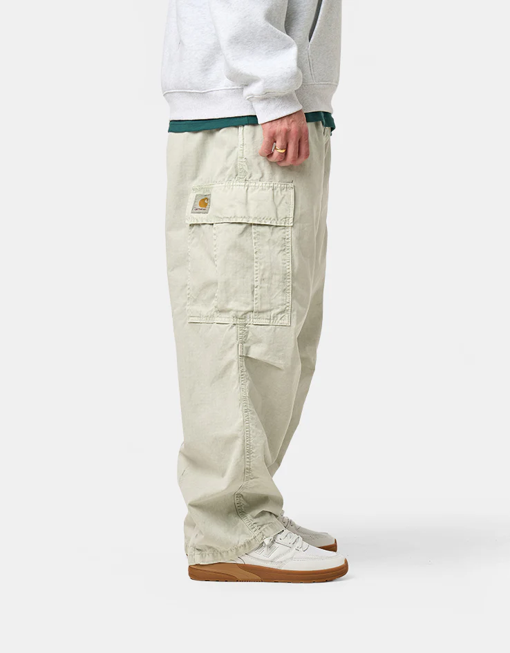 Carhartt WIP Cole Cargo Pant - Dollar Green (Chalk Wash) - Image 3