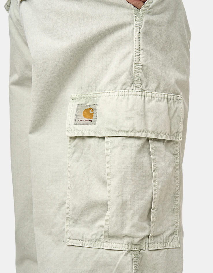 Carhartt WIP Cole Cargo Pant - Dollar Green (Chalk Wash) - Image 5