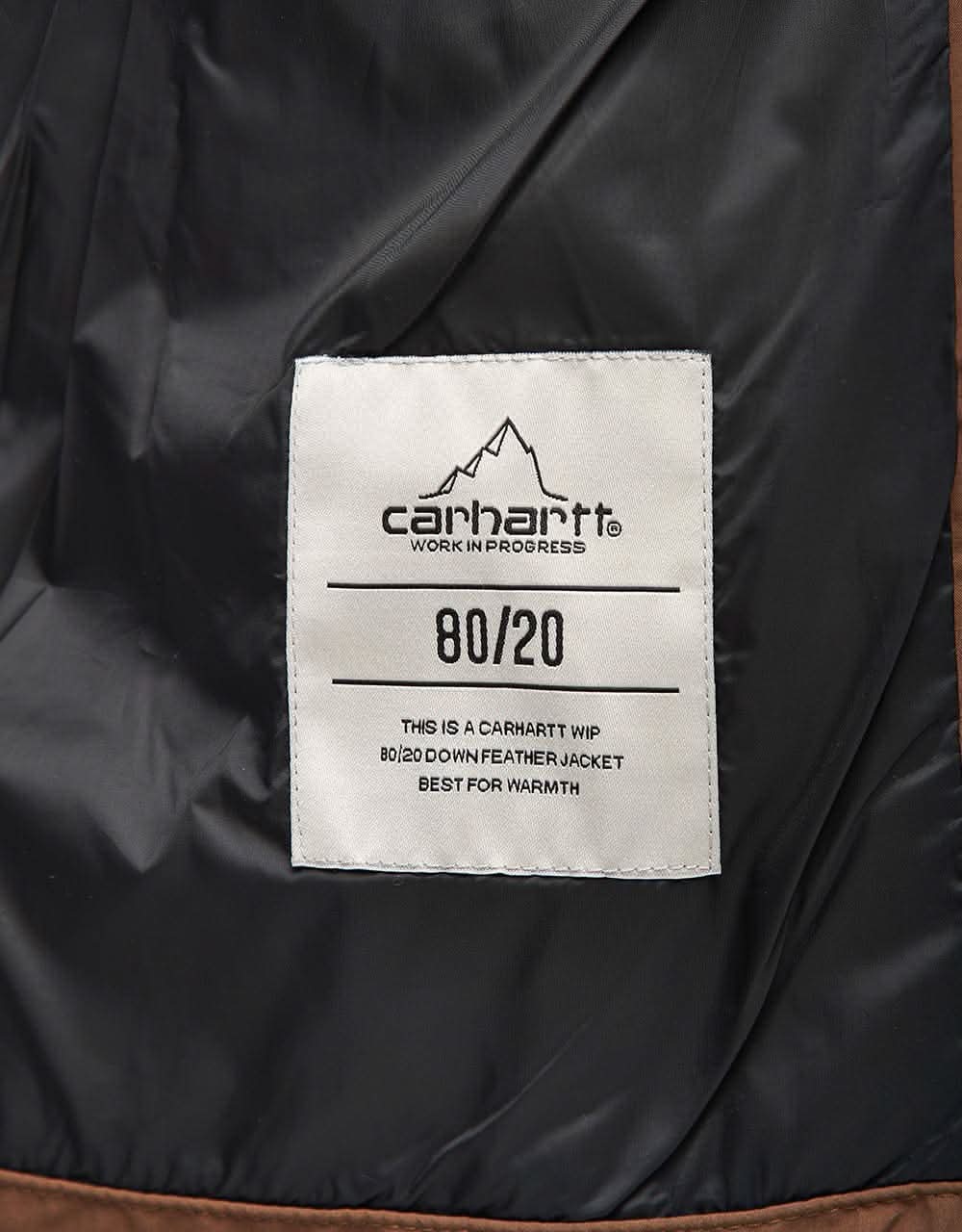 Carhartt WIP Danville Jacket - Chocolate/White - Image 7